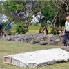 Mảnh vỡ thứ nhất của máy bay MH 370 được phát hiện ở đảo Reunion. (Nguồn: AP)