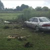 Chiếc xe có 3 nữ sinh thiệt mạng sau khi lao xuống hồ. (Nguồn: cbsnews.com)