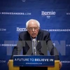 Ông Bernie Sanders phát biểu trong một cuộc họp báo sau chiến dịch vận động tranh cử ở thành phố New York, Mỹ. (Nguồn: AFP/TTXVN)