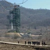 Bãi thử Punggye-ri, miền Đông Bắc Triều Tiên. (Nguồn: AFP/TTXVN)
