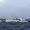 Tàu hải cảnh 31239 của Trung Quốc được cho là có trang bị vũ trang khi vào gần quần đảo Senkaku/Điếu Ngư ở biển Đông ngày 22/12. (Ảnh: AP)