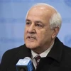 Đại sứ Palestine tại Liên Hợp Quốc Ryad Mansour. (Nguồn: AFP)
