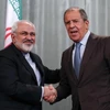 Ngoại trưởng Iran Mohammad Javad Zarif và Ngoại trưởng Sergei Lavrov. (Nguồn: Reuters) 