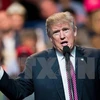 Tỷ phú Donald Trump trong chiến dịch vận động tranh cử ở Charleston, Tây Virginia ngày 5/5. (Nguồn: AFP/TTXVN)
