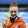  Vận động viên Katinka Hosszu của Hungary giành Huy chương vàng bơi ếch 100m nữ tại Olympic 2016. (Nguồn: EPA/TTXVN) 