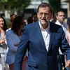 Thủ tướng tạm quyền của Tây Ban Nha Mariano Rajoy. (Nguồn: AFP)