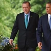 Tổng thống Mỹ Barack Obama và người đồng cấp Thổ Nhĩ Kỳ Tayyip Erdogan trong một cuộc gặp năm 2013. (Nguồn: AFP)