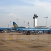 Máy bay của hãng hàng không Vietnam Airlines. (Ảnh: Huy Hùng/TTXVN)