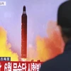 Một vụ phóng tên lửa của Triều Tiên. (Nguồn: AP)