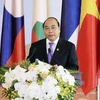 Thủ tướng Nguyễn Xuân Phúc phát biểu khai mạc hội nghị. (Nguồn: TTXVN) 