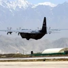 Máy bay vận tải C-130 của Mỹ ở Afghanistan (Nguồn: AP)