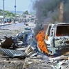 Hiện trường một vụ đánh bom xe ở Mogadishu, Somalia. Ảnh minh họa. (Nguồn: AFP)