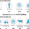 [Infographics] Mưa lũ ở miền Trung: 111 người chết và mất tích
