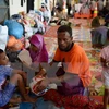 Người di cư Rohingya từ Myanmar tại cảng Langsa ở Aceh, Indonesia. (Nguồn: AFP/TTXVN)