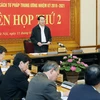 Chủ tịch nước Trần Đại Quang phát biểu kết luận phiên họp. Ảnh: (Nhan Sáng/TTXVN) 