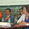 Đại sứ Việt Nam tại Mexico Lê Linh Lan phát biểu tại hội thảo. (Ảnh: Việt Hùng/Vietnam+)