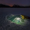 Hồ băng bong bóng Abraham ở Canada (Nguồn: NatGeo)