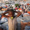 Khu trại tị nạn của người Somalia ở Howl Wadag, Mogadishu. (Nguồn: AFP/TTXVN)