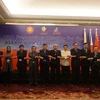 Các nhà lãnh đạo chụp ảnh lưu niệm cuộc họp Hội đồng liên nghị viện các quốc gia Đông Nam Á (AIPA). (Ảnh: Mỹ Bình/Vietnam+)