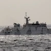 Tàu của Trung Quốc tại vùng biển gần đảo tranh chấp Điếu Ngư/Senkaku trên biển Hoa Đông tháng 3/2014. (Nguồn: AFP/TTXVN) 