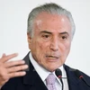 Tổng thống Brazil Michel Temer phát biểu tại một sự kiện ở Brasilia. (Nguồn: AFP/TTXVN)