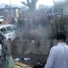 Hiện trường vụ đánh bom ở Parachinar, Pakistan. (Nguồn: AFP/TTXVN)