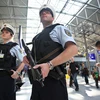 Cảnh sát Đức ở sân bay Frankfurt. (Nguồn: Reuters)
