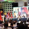 Phó Chủ tịch Thường trực Quốc hội Tòng Thị Phóng tham dự phiên họp Ban Chấp hành AIPA-38. (Nguồn: TTXVN)