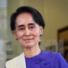 Cố vấn nhà nước Myanmar Aung San Suu Kyi. (Nguồn: AFP/TTXVN)