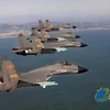 Một phi đội máy bay J-11 của không quân Trung Quốc. (Nguồn: MilitaryAviationNews)