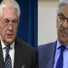 Ngoại trưởng Mỹ Rex Tillerson và Ngoại trưởng Pakistan Khawaja Muhammad Asif. (Nguồn: radio.gov.pk)