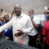 George Weah, ứng cử viên số 1 cho ghế Tổng Thống Liberia. (Nguồn: Reuters)