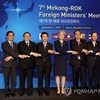 Các đại biểu dự hội nghị Ngoại trưởng Mekong-Hàn Quốc năm 2017. Ảnh minh họa. (Nguồn: Yonhap)