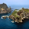 Quần đảo đang tranh chấp Dokdo/Takeshima giữa Hàn Quốc và Nhật Bản. (Nguồn: ileridunya.com)