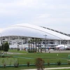 Sân vận động Fisht thuộc quần thể Công viên Olympic Sochi, nơi tổ chức các trận bóng đá tại World Cup 2018. (Ảnh: Phạm Thắng/TTXVN)
