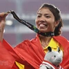  Bùi Thị Thu Thảo đã mang về huy chương vàng thứ 2 cho đoàn Thể thao Việt Nam. (Nguồn: TTXVN)