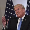 Tổng thống Mỹ Donald Trump phát biểu tại cuộc họp báo ở New York. (Nguồn: AFP/TTXVN)