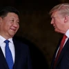 Chủ tịch Trung Quốc Tập Cận Bình (trái) và Tổng thống Mỹ Donald Trump. (Nguồn: Reuters)