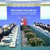 Các đại biểu tham gia vòng Đối thoại chiến lược tài chính và kinh tế Trung Quốc-Canada ở Bắc Kinh, Trung Quốc, ngày 12/11. (Ảnh: THX/TTXVN)