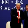Tổng thống Donald Trump và Chủ tịch Trung Quốc Tập Cận Bình tại Bắc Kinh năm 2017. (Nguồn: Reuters)