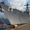 Tàu khu trục USS Donald Cook. (Nguồn: AFP/TTXVN)