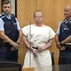 Thủ phạm xả súng Brenton Tarrant (giữa) tại tòa. (Nguồn: AFP)