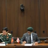 Bộ trưởng Quốc phòng hai nước ký Bản ghi nhớ giữa Bộ Quốc phòng Việt Nam và Bộ Quốc phòng, Lực lượng vũ trang Canada. (Ảnh: Vũ Quang Thinh/TTXVN) 