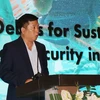 Ông Vũ Hồ, Vụ trưởng Vụ ASEAN, Bộ Ngoại giao Việt Nam phát biểu tại hội thảo. (Ảnh: Tiên Minh/TTXVN) 