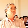 Ông Bùi Quang Ánh, nguyên Giám đốc Trung tâm kỹ thuật tài nguyên và môi trường tỉnh Bạc Liêu. (Ảnh: Huỳnh Sử/TTXVN)