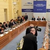 Các nhà lãnh đạo Liên minh châu Âu nhóm họp tại Sibiu. (Nguồn: ZDF)