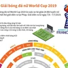 [Infographics] 24 đội tuyển thi đấu ở Giải bóng đá nữ World Cup 2019