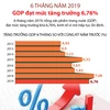 [Infographics] GDP tăng 6,76% trong 6 tháng đầu năm 2019