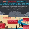 [Infographics] Những lưu ý khi xảy ra lũ quét, lũ ống và sạt lở đất