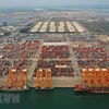 Cảng hàng hóa Khâm Châu, Khu tự trị Choang Quảng Tây của Trung Quốc. (Ảnh: THX/TTXVN)
